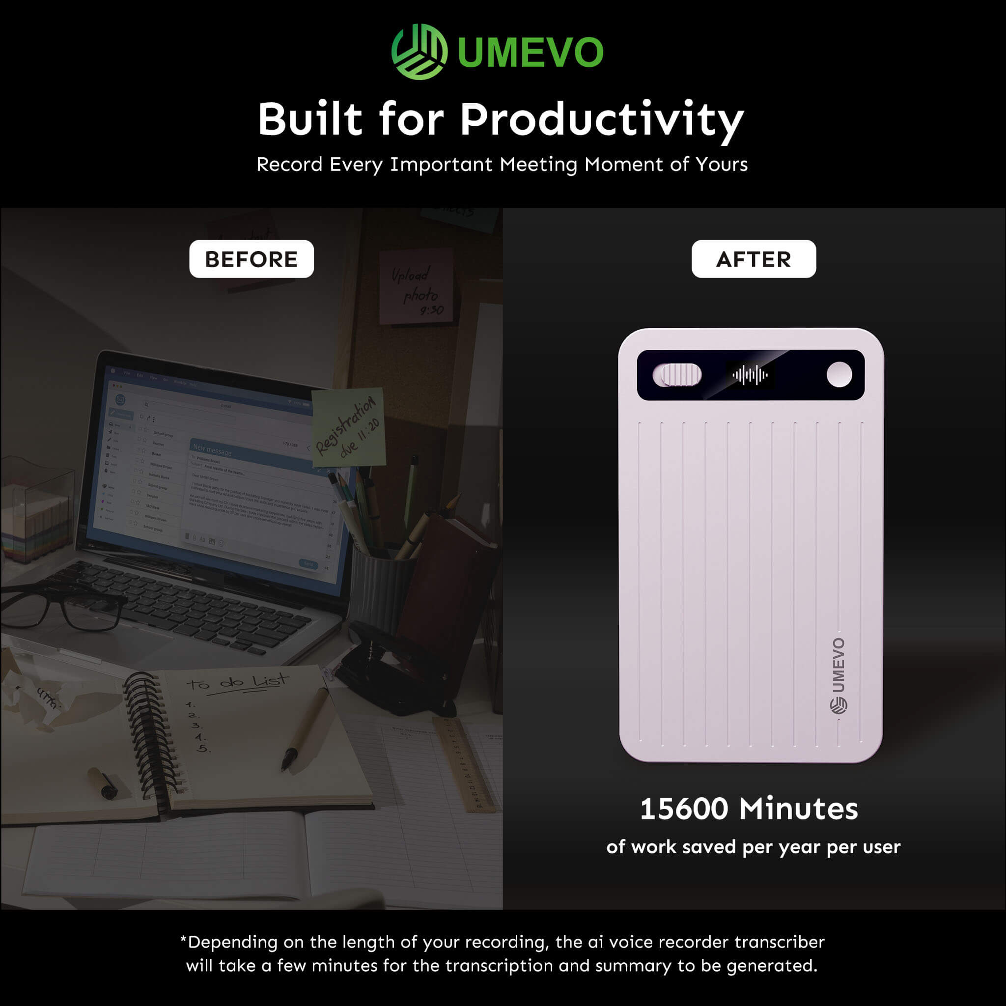 UMEVO Note Plus Review: AI Voice Recorder with ChatGPT Transcription