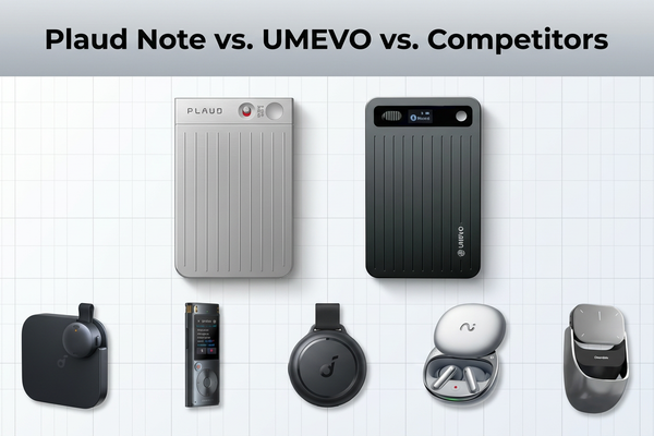 AI Voice Recorders 2026: Plaud Note vs. UMEVO vs. Competitors