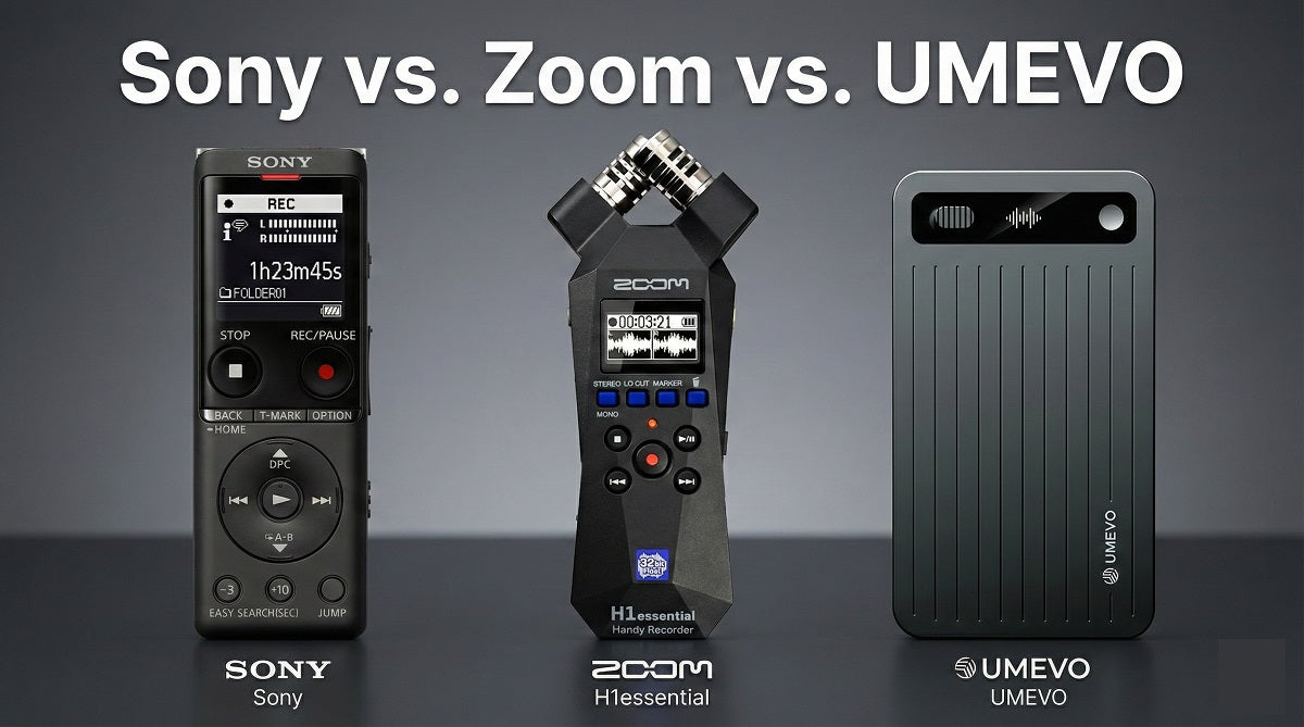 Sony vs. Zoom vs. UMEVO