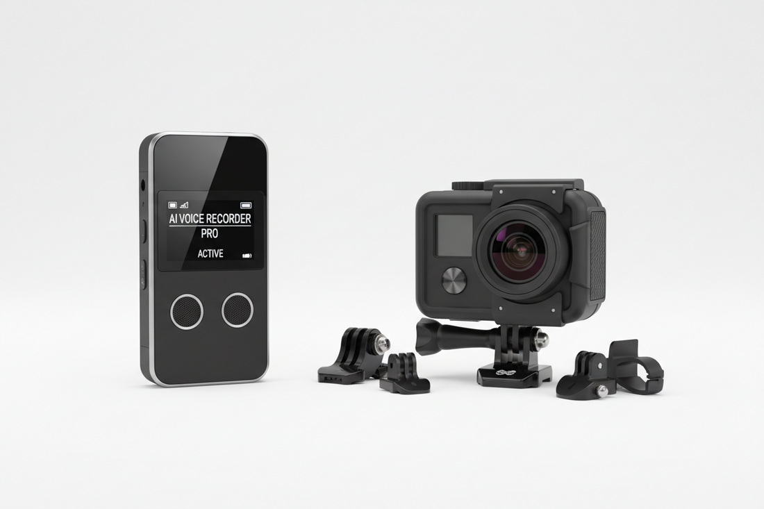 Plaud Note vs Insta360 Wave: AI Voice Recorder vs Action Camera Audio Compared