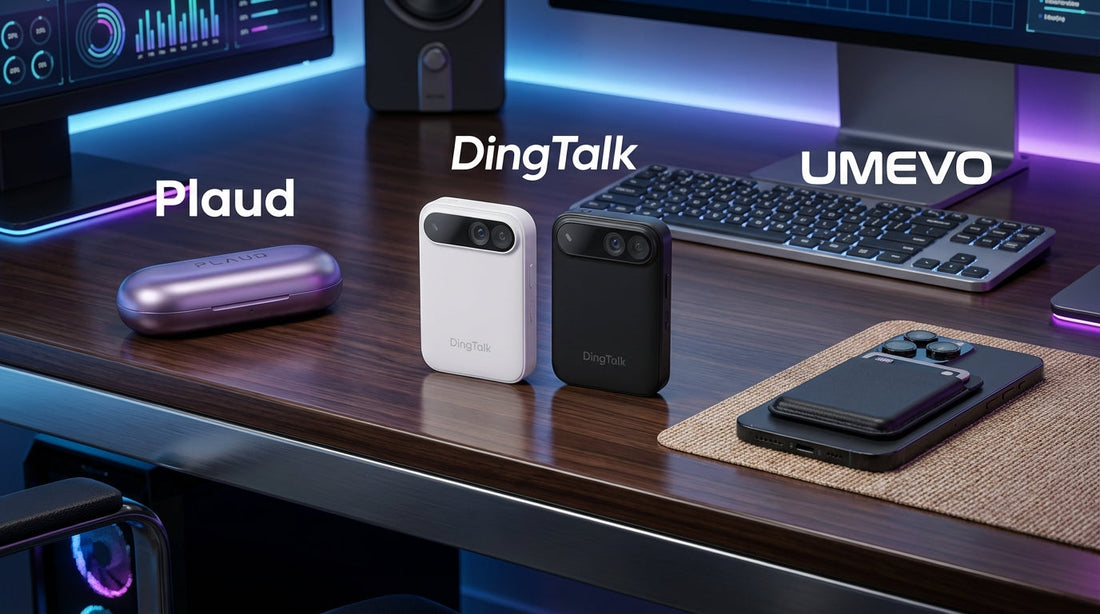 AI Voice Recorder Comparison: Plaud Note vs DingTalk A1 vs UMEVO