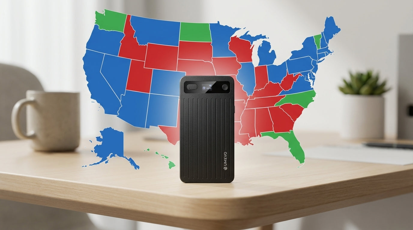 State-by-State Recording Consent Law Map for AI Voice Recorder Users