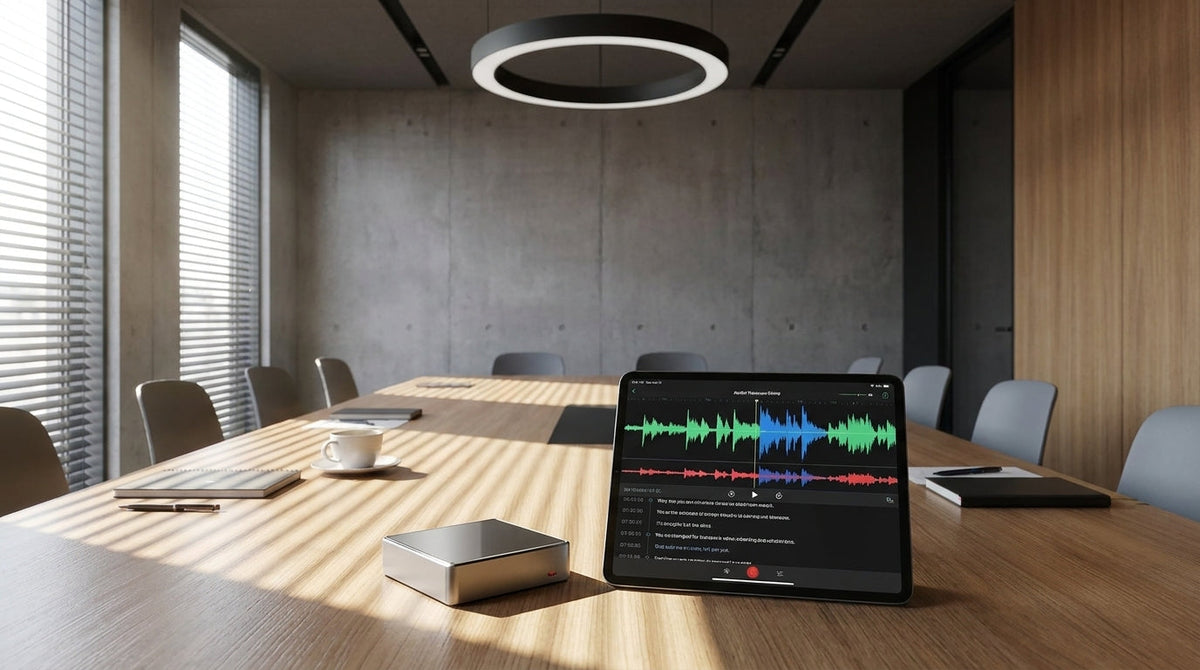 UMEVO Note Plus Demo: An Audio to Meeting Notes Example with Verifiable Timestamps