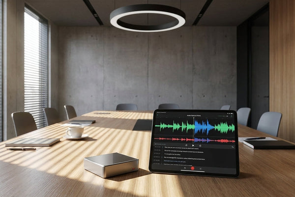 UMEVO Note Plus Demo: An Audio to Meeting Notes Example with Verifiable Timestamps