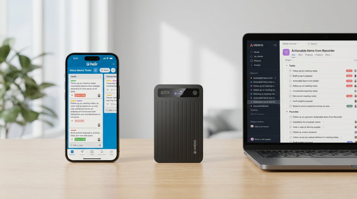 Trello & Asana: Turning Voice Memos into Actionable Tasks – UMEVO