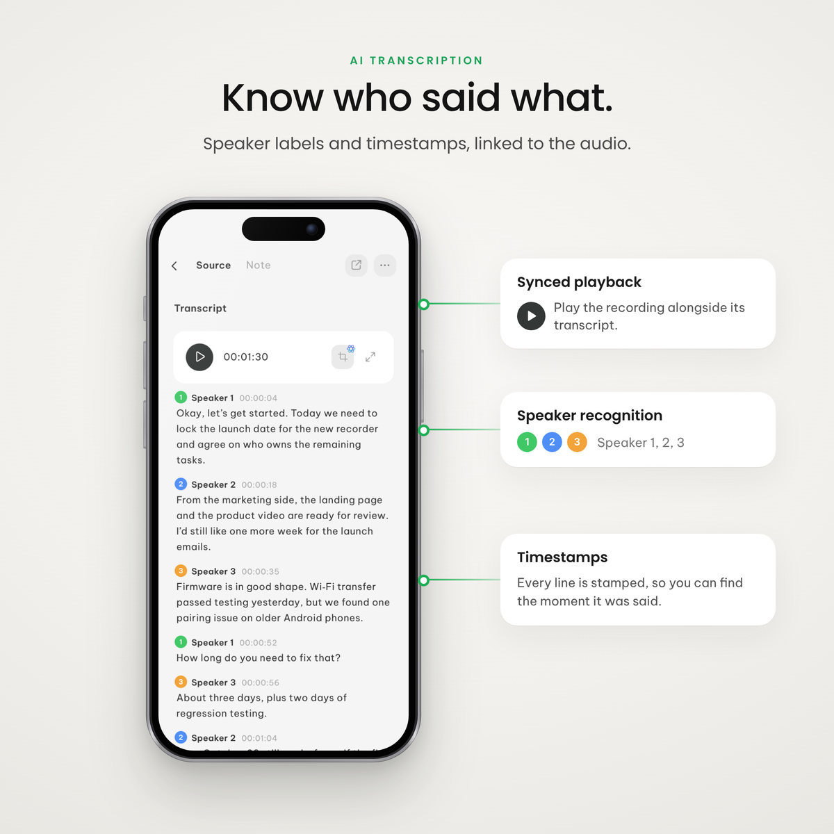UMEVO Note ONE - AI Note Taker