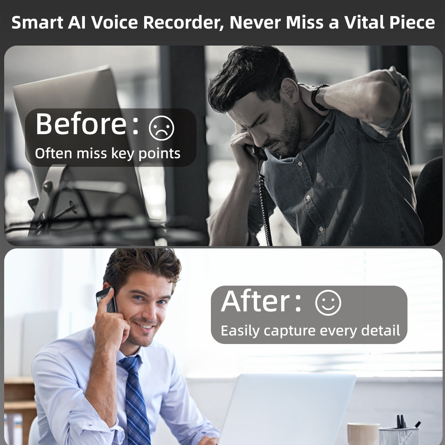 UMEVO Note - Magnetic AI Voice Recorder - Accuracy Translation & Smart Summarization