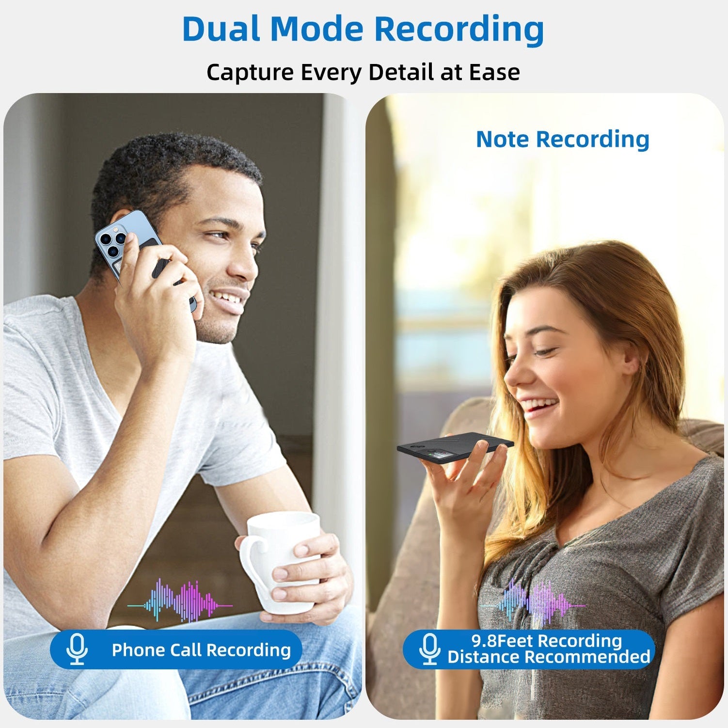 UMEVO Note - Magnetic AI Voice Recorder - Accuracy Translation & Smart Summarization