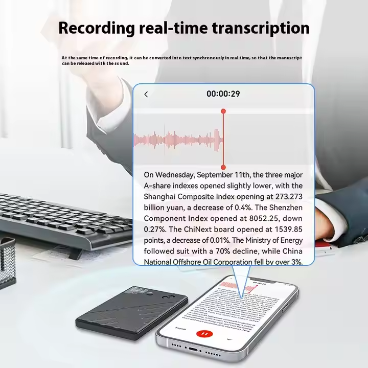 UMEVO Note - Magnetic AI Voice Recorder - Accuracy Translation & Smart Summarization